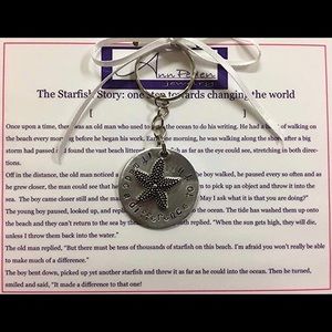 The starfish story keychain